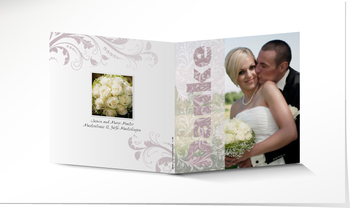 Dankeskarte Hochzeit 551 Dankeskarte Hochzeit