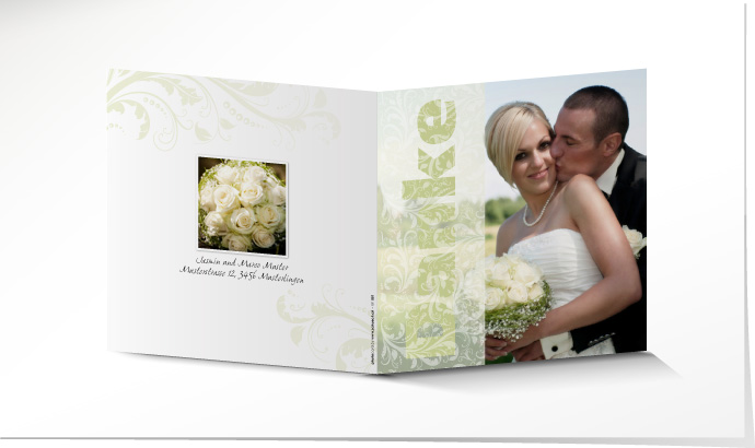 Dankeskarte Hochzeit 551 Dankeskarte Hochzeit