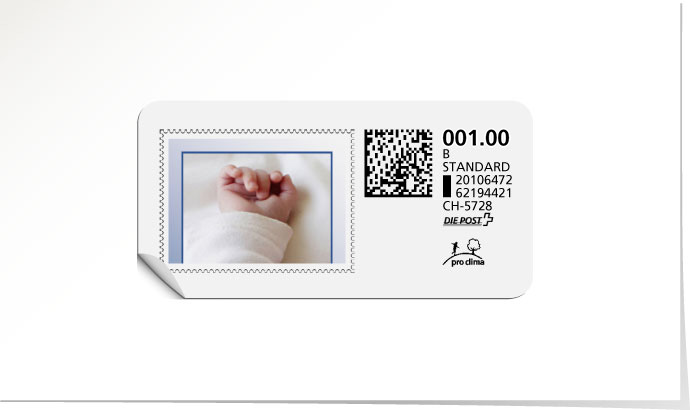 B-Post-Briefmarke 553AG/5 saphirblau