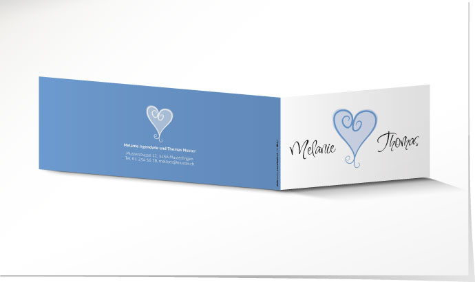 Hochzeitseinladung 555A Hochzeitskarte
