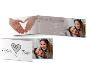 Hochzeitseinladung 555A