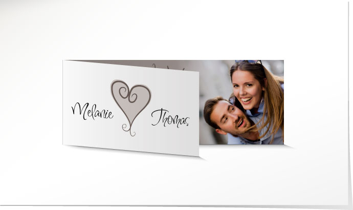 Hochzeitseinladung 555A Hochzeitskarte