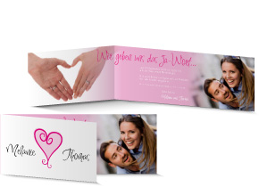 Hochzeitseinladung 555A