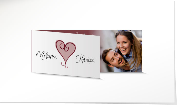Hochzeitseinladung 555A Hochzeitskarte