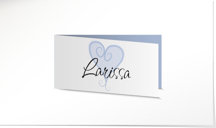 Tischkarte Hochzeit 555A Tischkarte