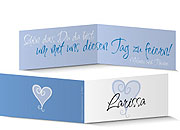 Tischkarte Hochzeit 555A
