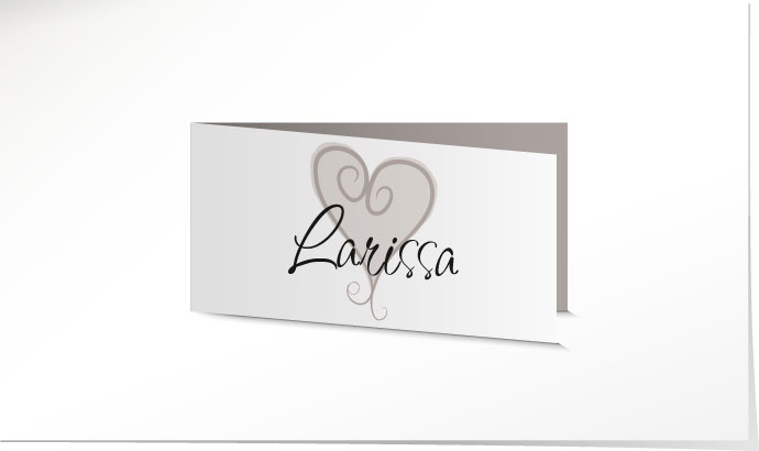 Tischkarte Hochzeit 555A Tischkarte