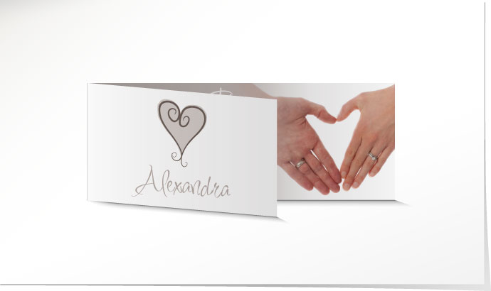 Menükarte Hochzeit 555A Menükarte Hochzeit