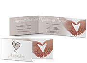 Menükarte Hochzeit 555A