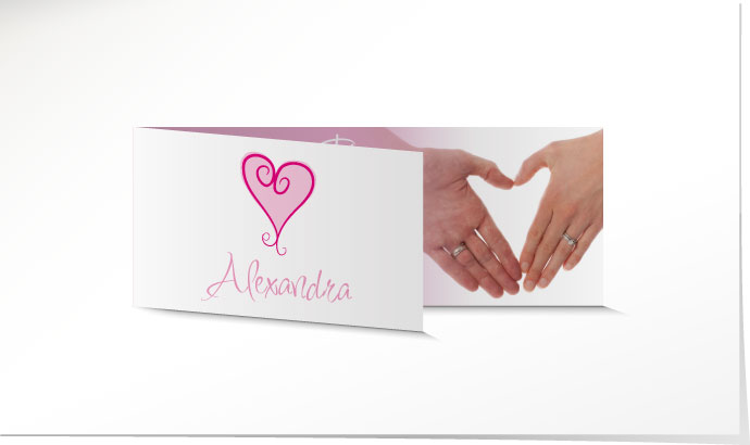 Menükarte Hochzeit 555A Menükarte Hochzeit