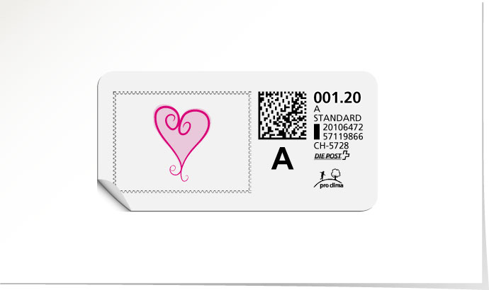 A-Post-Briefmarke 555A/5 petunia