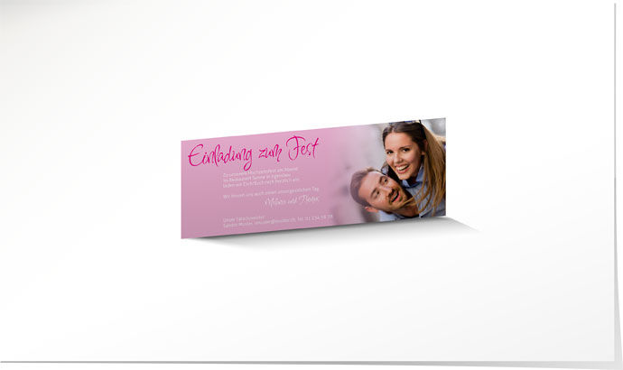 Einlagekarte 555A Einlagekarte Hochzeit