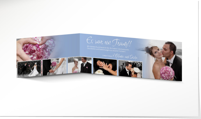 Dankeskarte Hochzeit 555A Dankeskarte Hochzeit