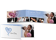 Dankeskarte Hochzeit 555A