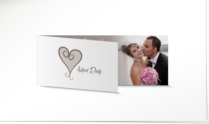 Dankeskarte Hochzeit 555A Dankeskarte Hochzeit