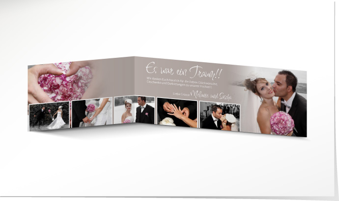 Dankeskarte Hochzeit 555A Dankeskarte Hochzeit