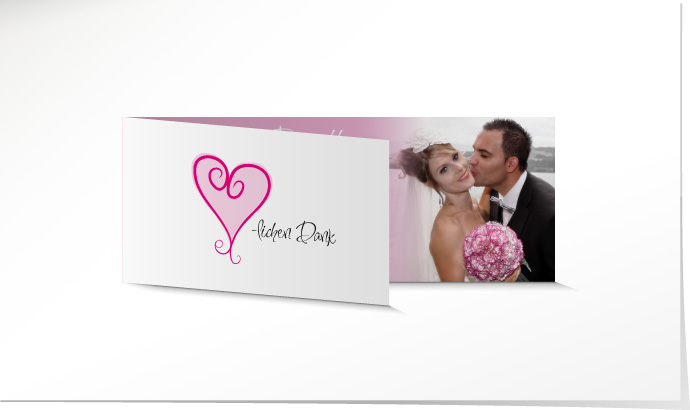 Dankeskarte Hochzeit 555A Dankeskarte Hochzeit