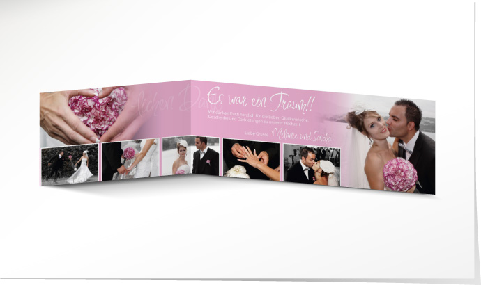 Dankeskarte Hochzeit 555A Dankeskarte Hochzeit