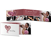Dankeskarte Hochzeit 555A