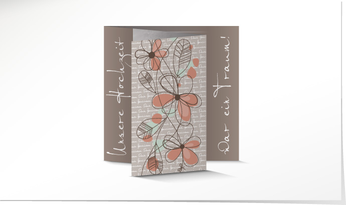 Dankeskarte Hochzeit 557A Dankeskarte Hochzeit