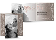 Dankeskarte Hochzeit 557B