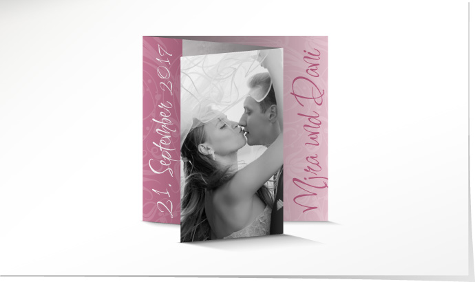 Dankeskarte Hochzeit 557B Dankeskarte Hochzeit