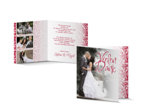 Dankeskarte Hochzeit 558A