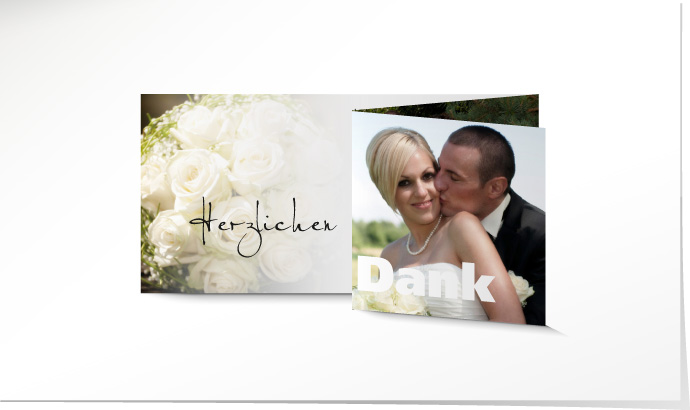 Dankeskarte Hochzeit 560A Dankeskarte Hochzeit