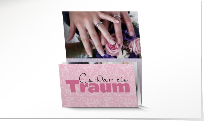 Dankeskarte Hochzeit 562B Dankeskarte Hochzeit