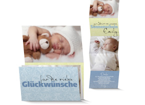 Dankeskarte Geburt 562C
