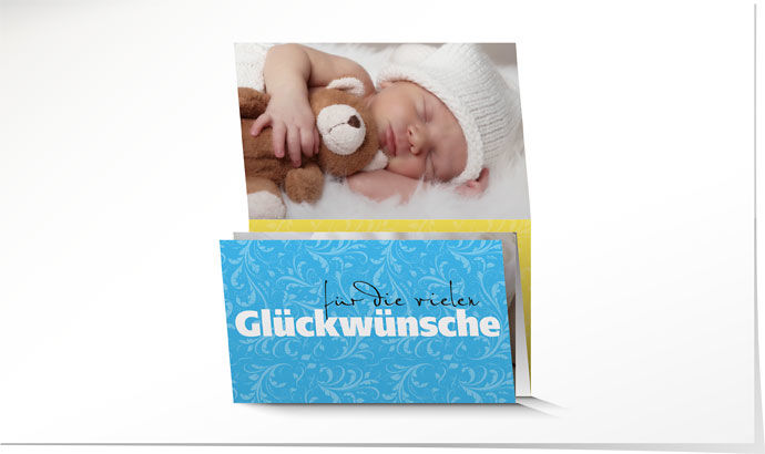 Dankeskarte Geburt 562C Dankeskarte Geburt