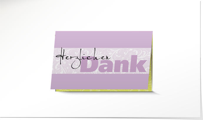 Dankeskarte Geburt 562C Dankeskarte Geburt