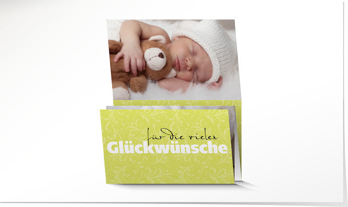 Dankeskarte Geburt 562C Dankeskarte Geburt