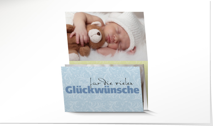 Dankeskarte Geburt 562C Dankeskarte Geburt