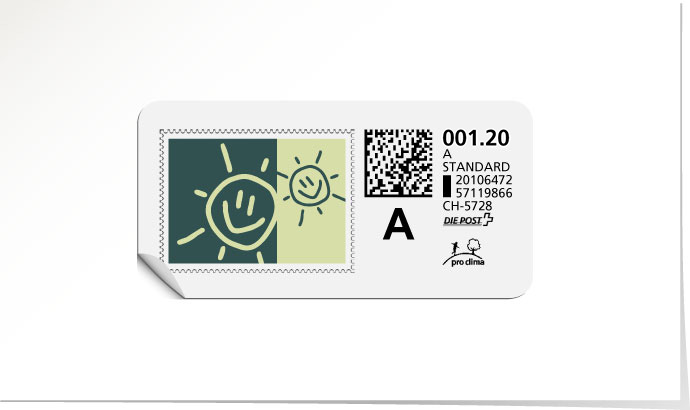 A-Post-Briefmarke 579/5 malachite