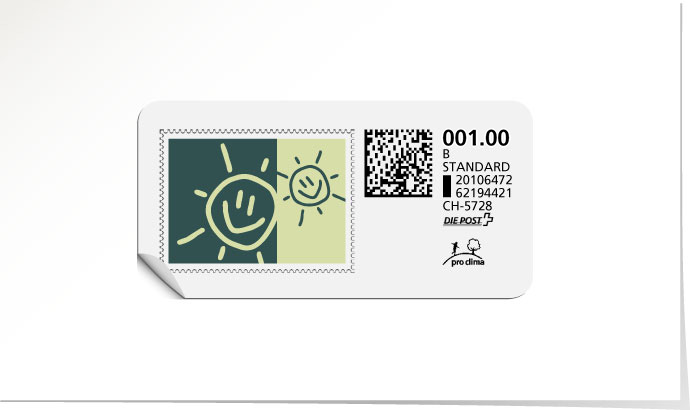 B-Post-Briefmarke 579/5 malachite