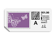 A-Post-Briefmarke 593/5