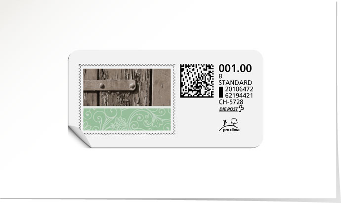 B-Post-Briefmarke 598/5 amande