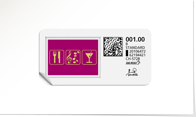 B-Post-Briefmarke 606/5 petunia