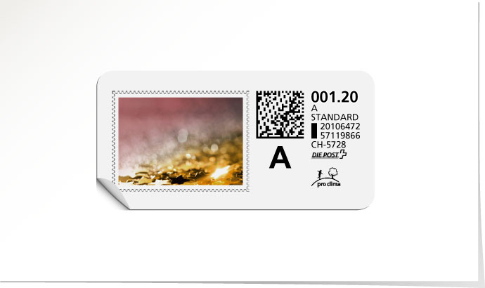 A-Post-Briefmarke 614 wine