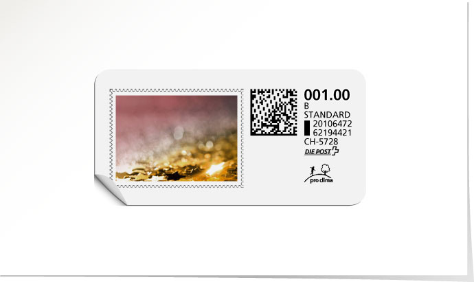 B-Post-Briefmarke 614 wine
