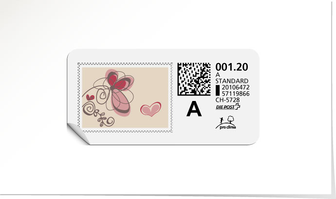 A-Post-Briefmarke 629 sand