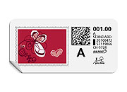 A-Post-Briefmarke 629