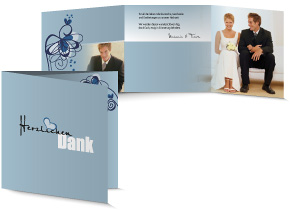 Dankeskarte Hochzeit 629