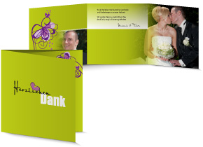 Dankeskarte Hochzeit 629