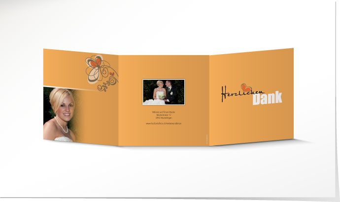 Dankeskarte Hochzeit 629 Dankeskarte Hochzeit