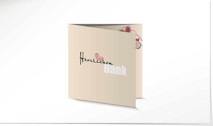 Dankeskarte Hochzeit 629 Dankeskarte Hochzeit