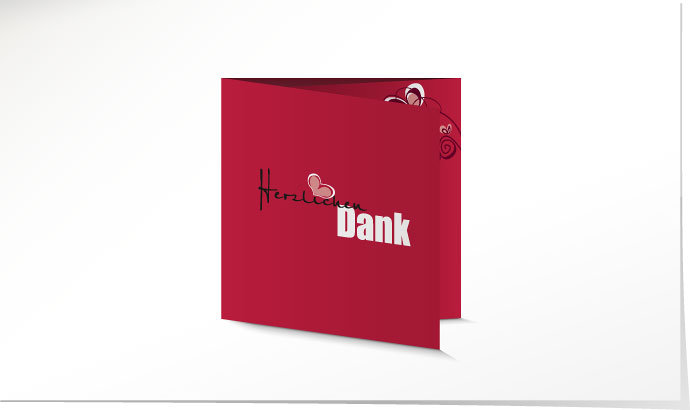 Dankeskarte Hochzeit 629 Dankeskarte Hochzeit