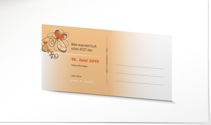 Save the Date Karte 629 Save the Date Karte