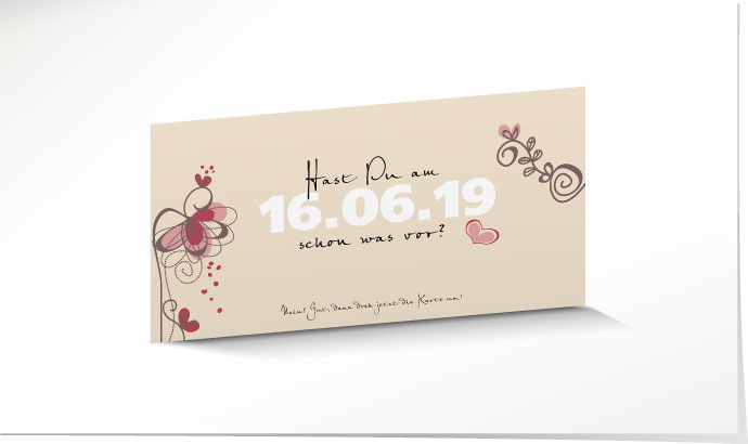 Save the Date Karte 629 Save the Date Karte